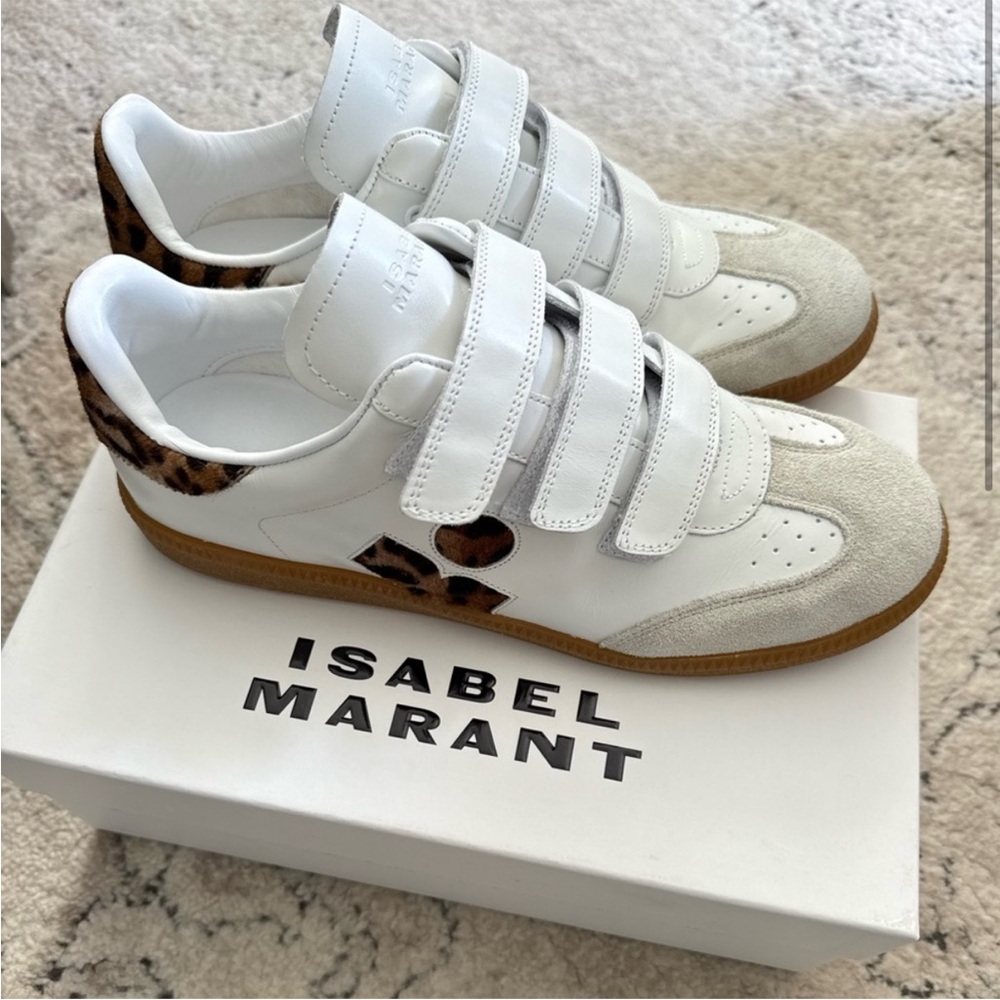 Isabel Marant Beth Leopard Mixed Leather
Sneakers size 41